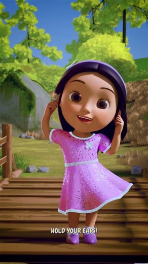 Nepali Body Parts Song 🇳🇵 | Head Shoulders Knees & Toes | Kids Learning | Rivu & Friends #Shorts