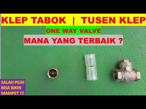 How swing check valve and spring check valve work