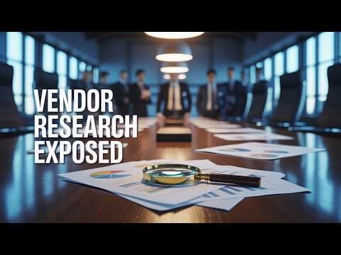 4 The Dangerous Truth About Vendor Sponsored Studies
