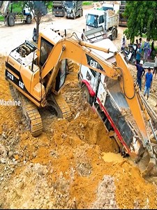 UNBELIEVABLE: Bulldozer Saves Buried Dump Truck! 🚜💨- Step to Step Video ASMR | Bulldozer Working