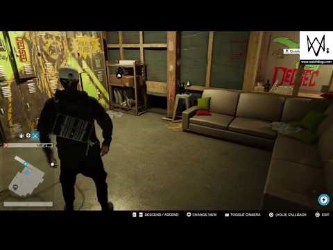 Watchdogs 2-How to get the secret access key in the hackerspace