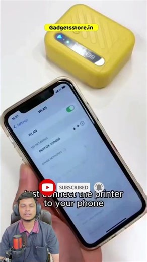 Mini Handheld Printer #gadgets #shorts