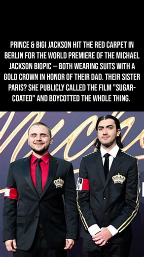 Prince & Bigi Jackson Show Up For Their Dad Michael Jackson's New Biopic – But Paris Stays Away! 👑🎬❌