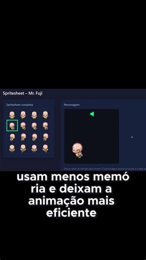 Sprite Sheets Vantagens vs Desvantagens