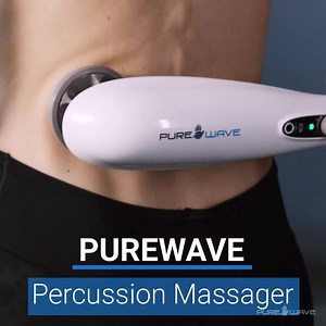 A daily deep tissue massage is no longer out of reach. The PUREWAVE™ percussion massage device treats daily aches and pains. Perfect for the home, office, gym...practically anywhere. | Pure-Wave by PADO | Facebook