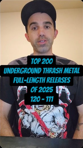THRASHMANIAm/ presents: The Top 200 Underground Thrash Metal Full Length Releases of 2025: Numbers 120 through 111 —------------------------------ 120 Hellbearer (UK) - “Darker Fates” https://youtube.com/playlist?list=OLAK5uy_lzwhxS0PwHf58SsKyub6hENkd2NHVqFFo&si=KqFEvIxFEk6Sueqj https://hellbearer.bandcamp.com/album/darker-fates https://open.spotify.com/album/4FMZL6BBUwea61Q2sm1hQ9 https://music.apple.com/us/album/darker-fates/1829354897 https://www.amazon.com/music/player/albums/B0FK2YTQ4F 119 