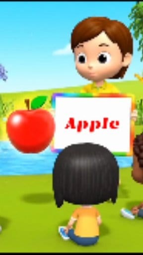 A for Apple B for Ball, Nursery Rhymes, Kids Song, Alphabet Song, ABC Song #reels | Ajit Kumar