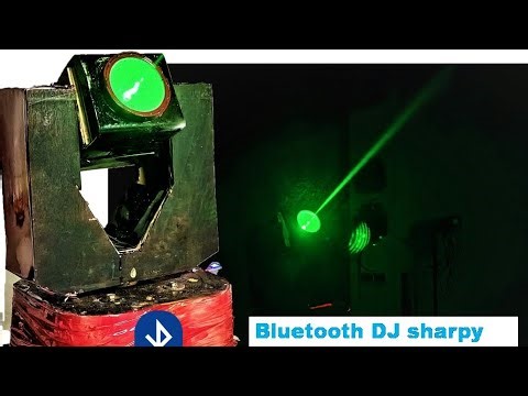 How to make Dj Sharpy light at home // Dj sharpy light || sharpy light programming ||arduino project