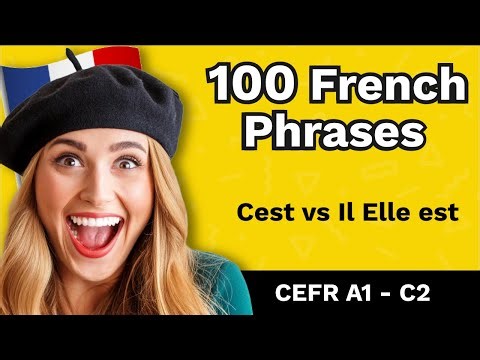Cest vs Il in Real Context | 100 French Phrases