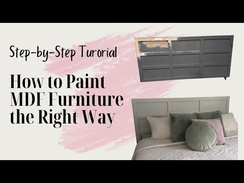 MDF Headboard Makeover