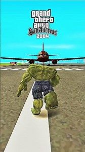 Incredible Hulk vs. Passenger Plane in all GTAs! 🔥 #gta #shorts