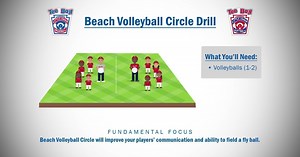 Tee Ball Drills: Beach Volleyball Circle