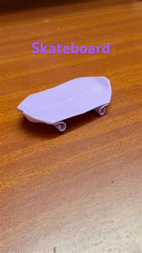 Origami Skateboard | Easy Origami Skateboard made by Origami Gadgets (easy) @OrigamiGadgets