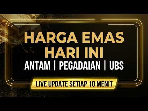HARGA EMAS TURUN 4 APRIL 2026 | ANTAM, PEGADAIAN & UBS | LIVE NONSTOP