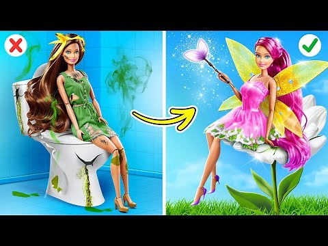 From Classic Figure to Fairy Pink Perfection Makeover! DIY Miniature Ideas