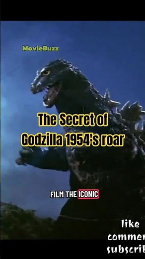 Do You Know How Godzilla 1954 Roar is Created? #shortsfeed #viral
