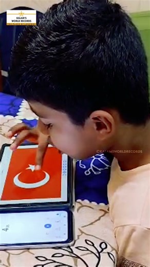 Identified and Recited 195 Countries Flags Names by a Young Genius Boy