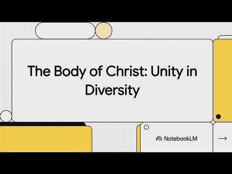 The Body of Christ: Unity in Diversity(1 Corinthians 12:12-20)
