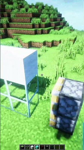 The easiest automatic door in Minecraft 🧠⚡️#minecraft