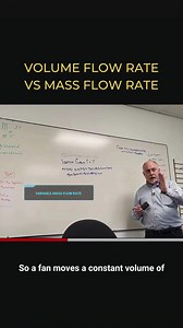 8.2K views · 232 reactions | In this episode, Jim Bergmann breaks down the differences between volume flow rate and mass flow rate and explains why it's important for HVAC professionals to understand both. Check it out now! https://buff.ly/3DvkvOt #HVAC #HVACSchool #HVACR #HVACTech #HVACService #HVACMaintenance | HVAC School | Facebook