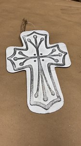 Gave this cross from our website a little makeover today. | The Shabby Tree