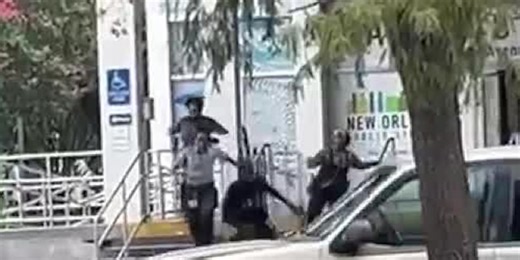 VIDEO: Security guard accused of shooting man 7 times outside New Orleans library