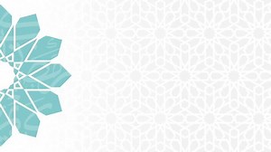 Animated arabesque background for religious greetings as ramadan, Hajj, Eid and common Islamic purposes