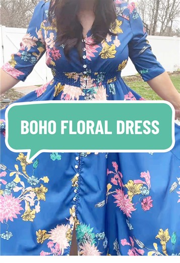 This one is a stunner! #Dress #Dresses #Dress #Spring #Summer #BoHo #SpringDress #SummerDress ##PrettyDress ##Easter #MothersDay #Church