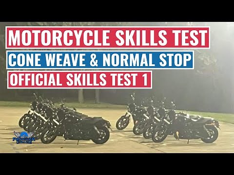 Master The Motorcycle Cone Weave With These Easy Tips For Passing Your Skills Test!