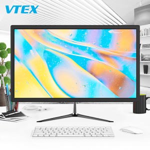 [Hot Item] Vtex Cheap All-in-One Computers Slim Frameless 23.6 23.8 27 32 Inch FHD PC All in One DIY Suitable for Desktop Mainboards Aio PC