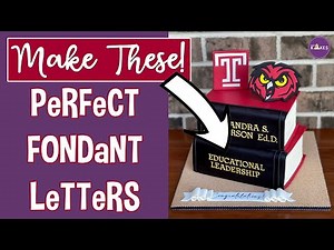 Simple Clean Lettering For Cakes