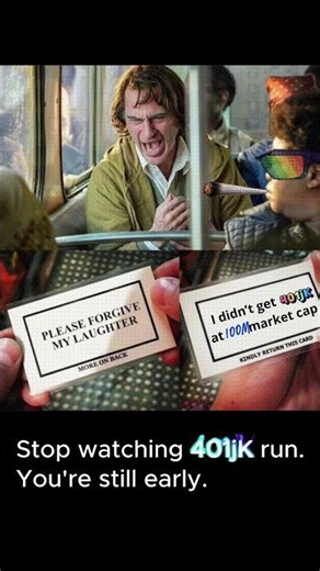Early Movers Win Late Movers Cope #401jK #CryptoMemes #FOMO