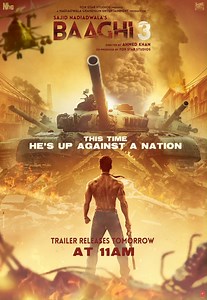 616K views · 25K reactions | It’s been an incredible journey, but Ronnie's greatest battle is yet to be fought. Catch the explosive #Baaghi3 TRAILER TOMORROW AT 11AM. Shraddha Kapoor Riteish Deshmukh Ahmed Khan Warda Khan Sajid Nadiadwala Fox Star Hindi Nadiadwala Grandson Entertainment - NGE #SajidNadiadwala | Tiger Shroff | Facebook