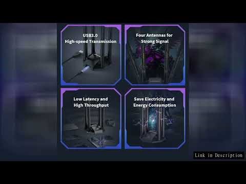 Plug&Play No Need Driver, TP-LINK AC600 Wireless Network Card 11AC 600Mbps Dual Band USB WiFi Adapte