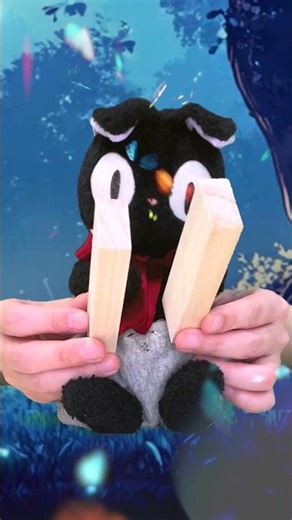 可愛いのに幻想的。光の蝶を呼ぶクロの夜😺🦋