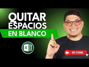 Cómo QUITAR los ESPACIOS en BLANCO DENTRO de una CELDA en Excel | 📉 Al Mismo Tiempo 📉