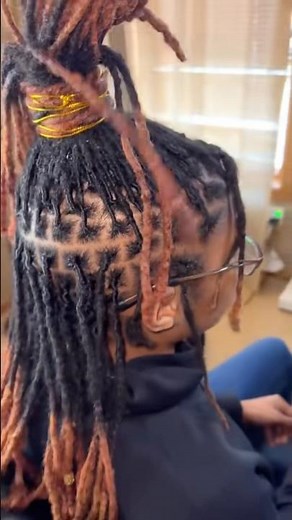 Half up half down 😍 #locstyles #transformation #locstylist