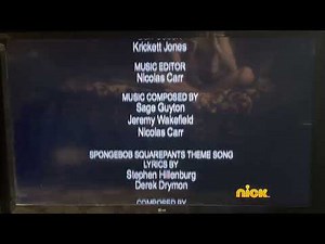 SpongeBob Krusty Krab Training Video credits (Nickelodeon Canada airing)