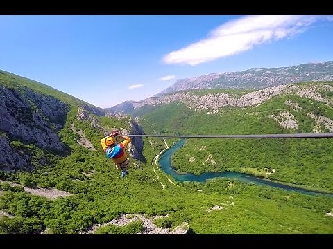 Amazing ZIP Line in Omiš, Croatia