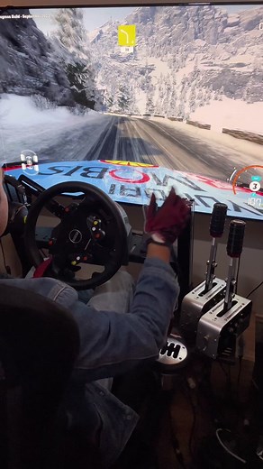 The raclette don’t wait 🧀 #simracing #wrcgenerations #thrustmaster #nextlevelracing #gaming #setup #steeringwheel #wrc #rally #montecarlo #hyundai