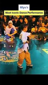 Miyu's most iconic dance performance #youngdancer #talenteddancer #kiddancer #hiphopdance