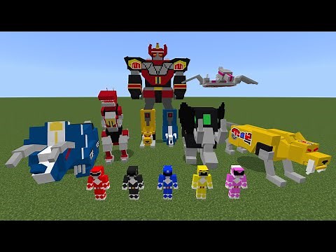 Power Rangers Addon - Minecraft PE Bedrock