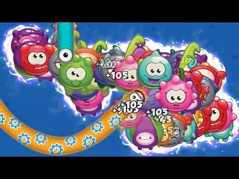 🐍 WormsZone.io #1 🔥 Cake vs Fruit Party 🍰🍎 | TOP 1 on Map 💯 Gameplay