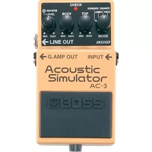 Boss AC-3 Acoustic Simulator Pedal | Reverb Brazil