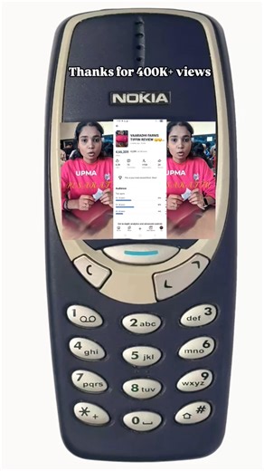 400K+ VIEWS 🥳THANK-YOU 🫶🏻😍 #vaaradhi #form #trendingshorts #food #review #nokia #nokiaringtone