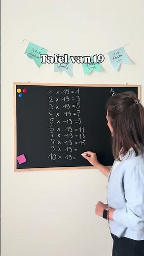 De tafel van 19 leren met dit slimme trucje.