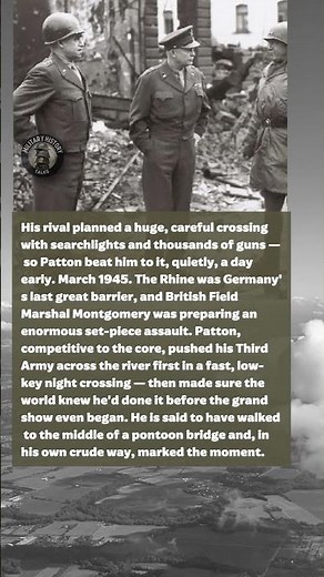 What General Patton Did When He Crossed The Rhine #short #history #ww2 #ww2history