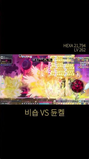 [메이플] 비숍 보스 극딜 현실 #메이플 #비숍 #직업추천 #법사