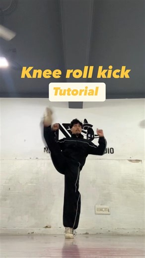 Knee Roll Kick Dance Tutorial 🔥 | Beginner Dance Step | Easy Dance moves! #kneerollkick #stepdance