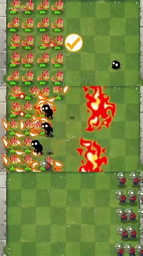 PvZ2 - Plants Level 1, Level 5, Level Max vs Fast Zombies